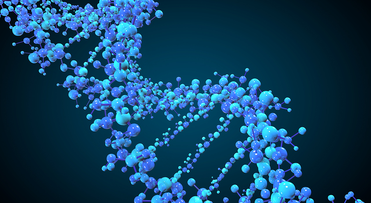 DNA strand double helix illustration